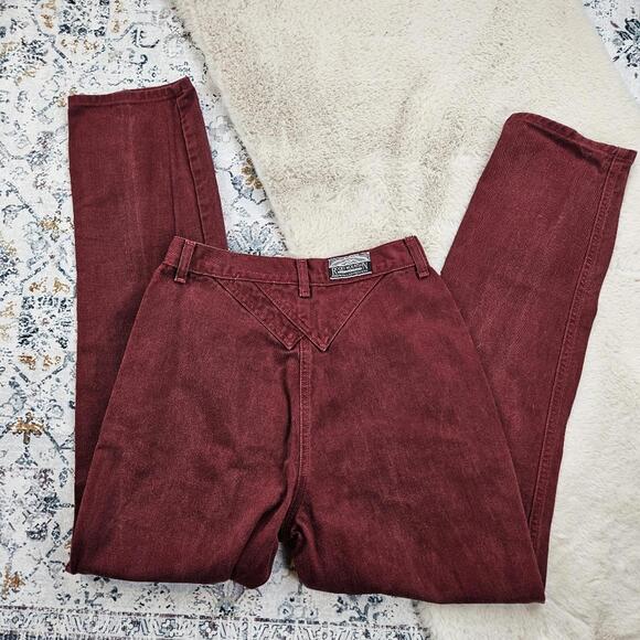 Rocky Mountain Clothing Co Rockies Red Vintage Cotton Denim Jeans Made in USA - Picture 12 of 12